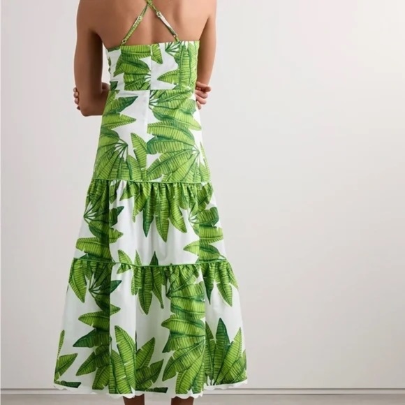 Farm Rio Palm fan midi dress, size XL - NWOT - Picture 3 of 4